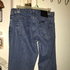 Harley Davidson woman’s size 4 regular jeans.